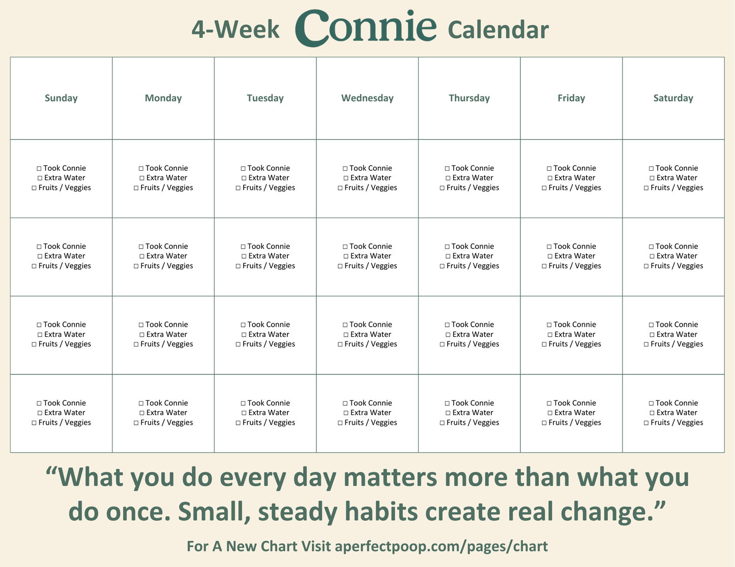 Connie Calendar