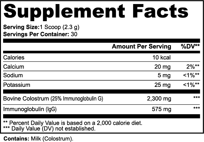 Connie Colostrum- Immune Defense